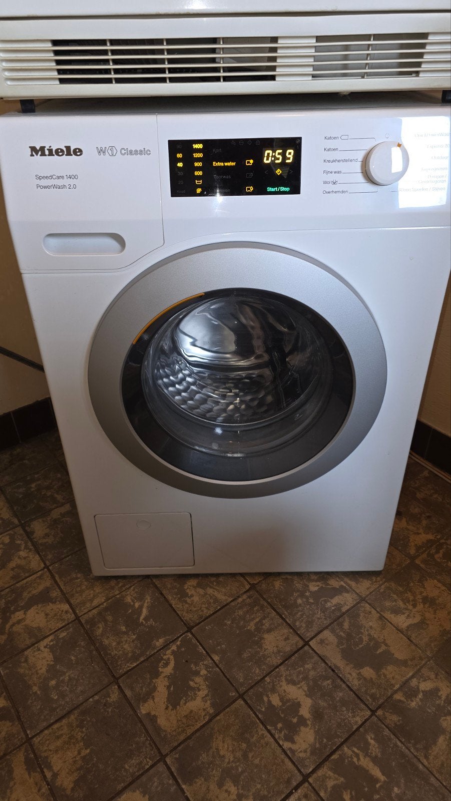 Miele W1 classic powerwashwash 2.0 speedcare wasmachine, Ophalen, Minder dan 85 cm, 8 tot 10 kg, 1600 toeren of meer