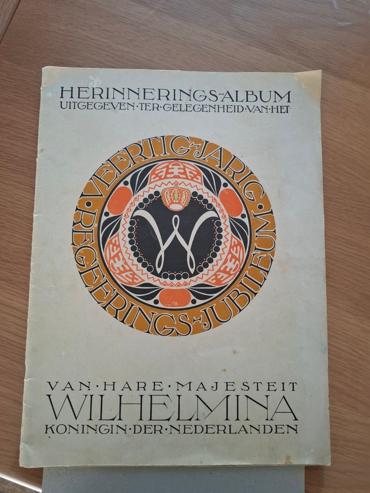 Herinnerings-album Wilhelmina., Verzamelen, Ophalen of Verzenden, Gebruikt, Tijdschrift of Boek