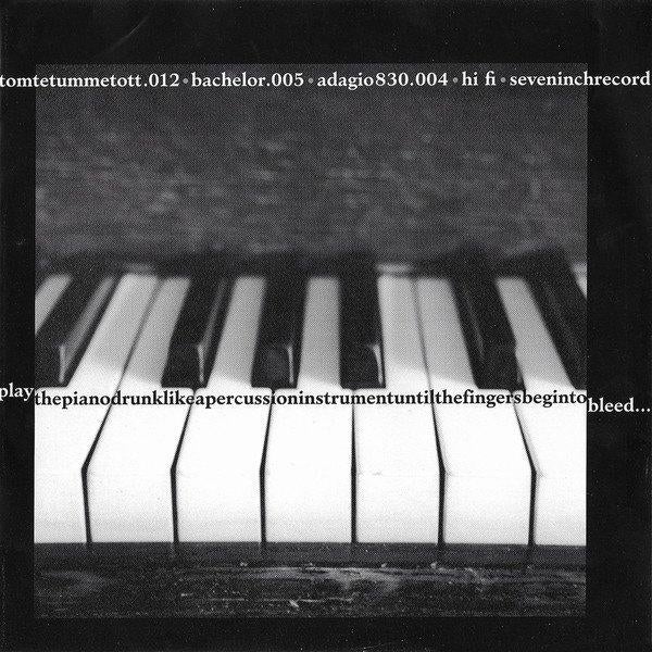 playthepianodrunk/seveninchrecord-hardcore/punk+insert, Verzenden, Zo goed als nieuw, Rock en Metal