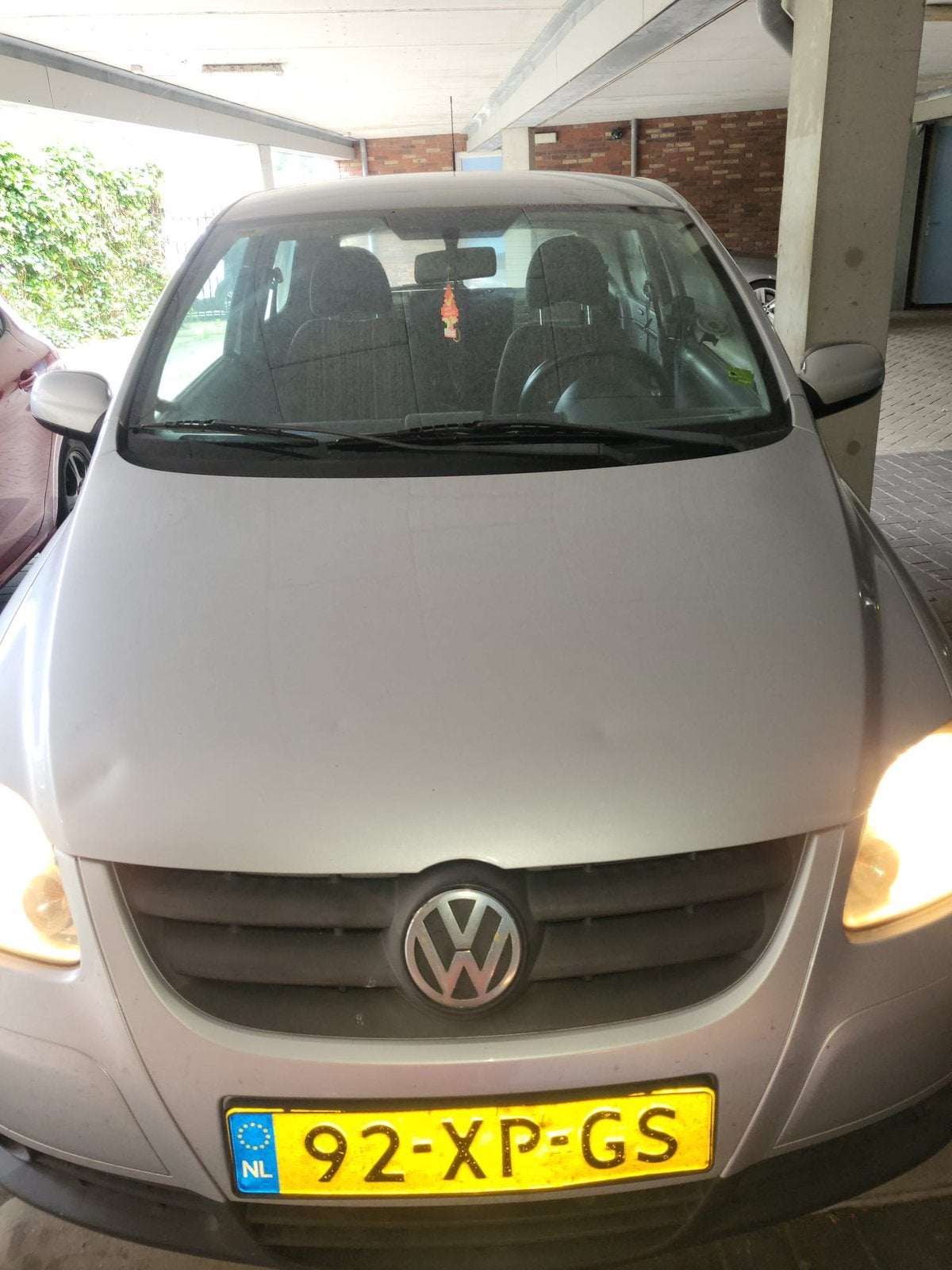 Volkswagen Fox 1.2 40KW 2007 Grijs, Auto's, Voorwielaandrijving, Stof, Zwart, 969 kg