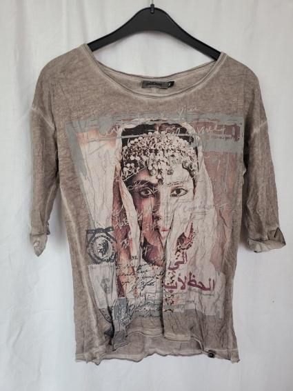 Gaaf katoenen meiden t-shirt mt 140 merk Moscow, Kinderen en Baby's, Meisje, ., Ophalen of Verzenden, Zo goed als nieuw