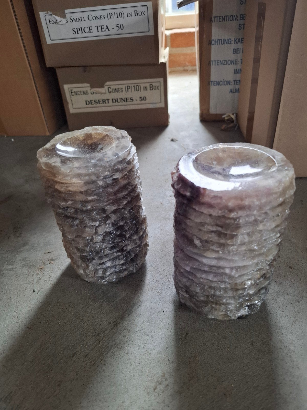 Natuurstenen wierookhouders/ wierookbranders, Huis en Inrichting, Meerkleurig, Overige merken, Overige typen, Nieuw