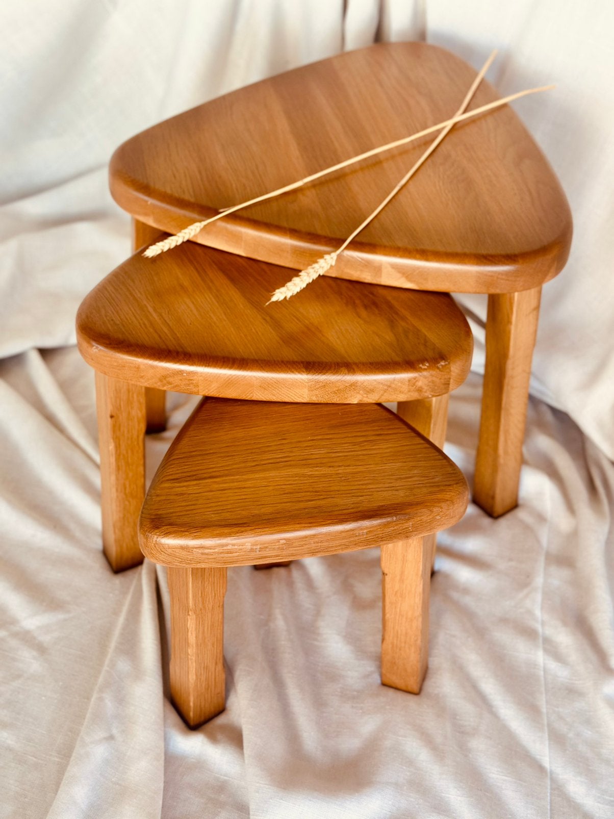 Mimiset Eikenhout Blond Pierre Chapo stijl Midcentury Modern, Ophalen, Zo goed als nieuw, Hout