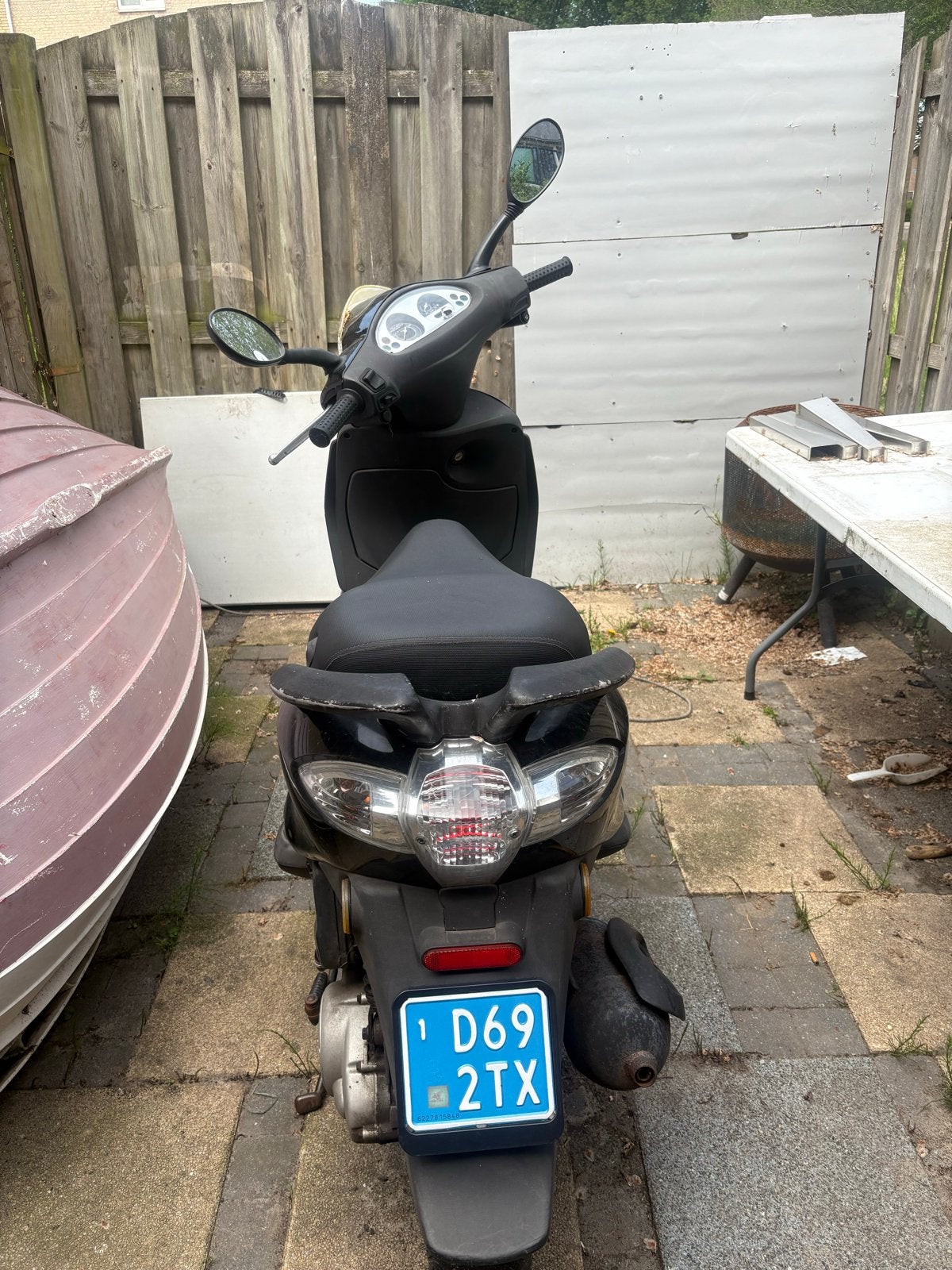 Derbi Boulevard 2010 - Start met kick en gas, Ophalen, Gebruikt, 50 cc, Maximaal 25 km/u