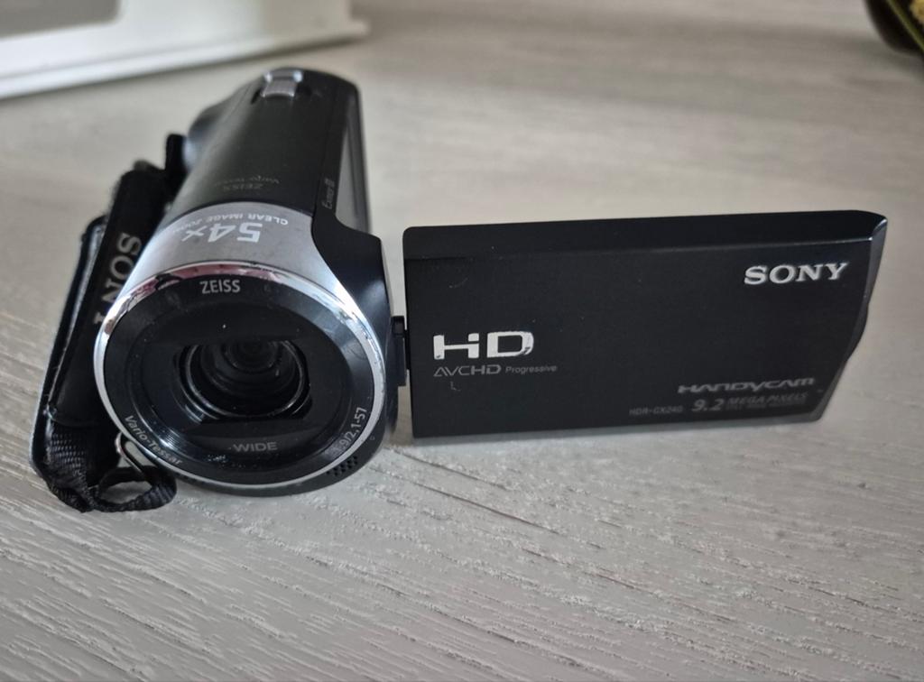 Sony Handycam HDR-CX240E Full HD Camcorder, Full HD, Gebruikt, 20x of meer, Overige soorten