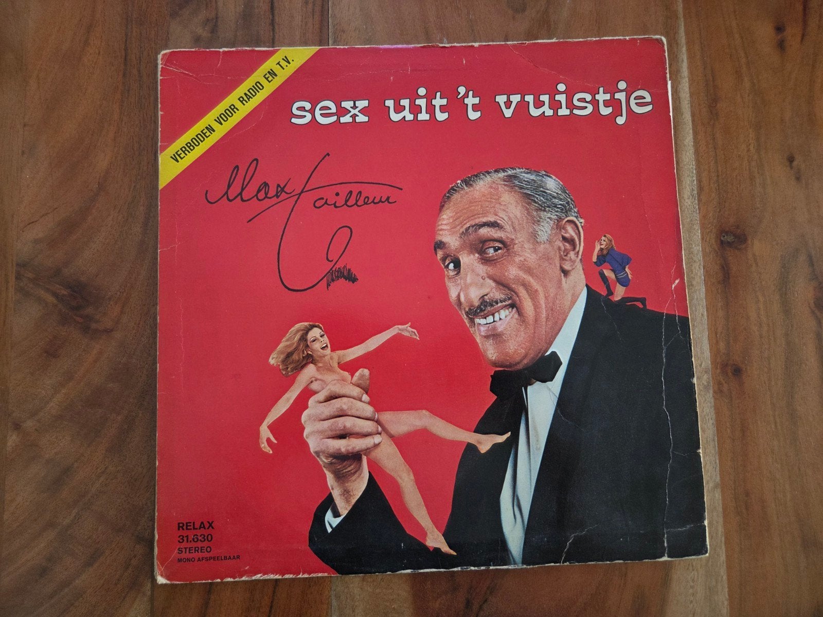 Max Tailleur - Sex uit 't vuistje LP (Stereo), LP, Gebruikt, Overige genres, Ophalen of Verzenden