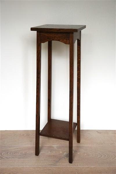 Vintage houten plantentafel, Huis en Inrichting, Krukjes, Gebruikt, Ophalen of Verzenden, Nvt, Nvt