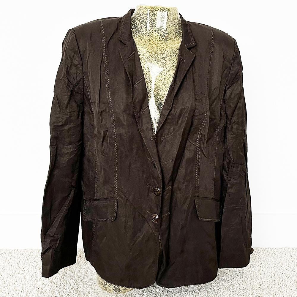 Mooi Marcona Jasje - 98 (Maat 46) € 40,-, Bruin, Maat 46/48 (XL) of groter, Ophalen of Verzenden, Zo goed als nieuw