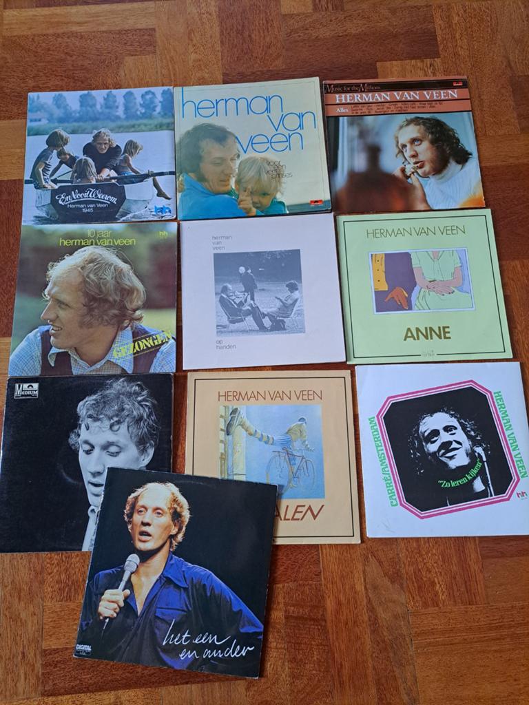 Herman van Veen LP's - Diverse collectie, Ophalen of Verzenden, 1970 - 1979, Gebruikt, 12 inch