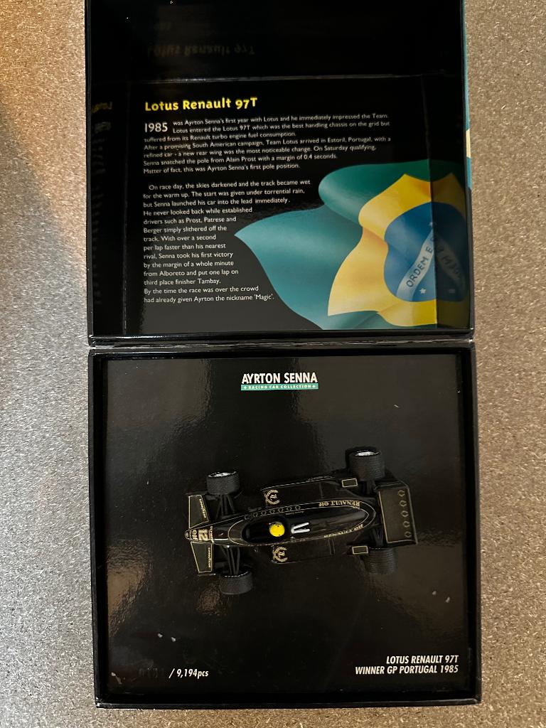 Luxe schaalmodellen Verstappen en Senna 1:43, Hobby en Vrije tijd, Modelauto's | 1:43, Verzenden, Zo goed als nieuw, Auto, MiniChamps