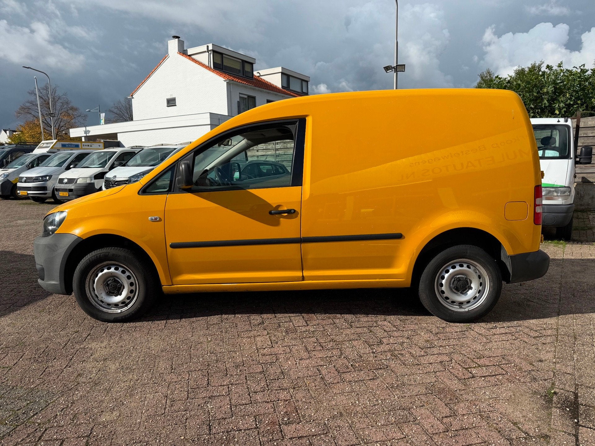 Volkswagen Caddy 1.6TDI,E5,55kw/75pk,AIRCO,4-2014, Auto's, Voorwielaandrijving, Euro 5, Stof, Gebruikt