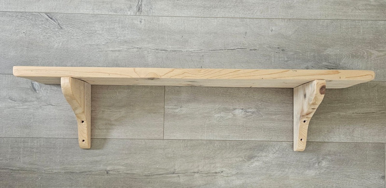 Steigerhouten wandplank, Ophalen