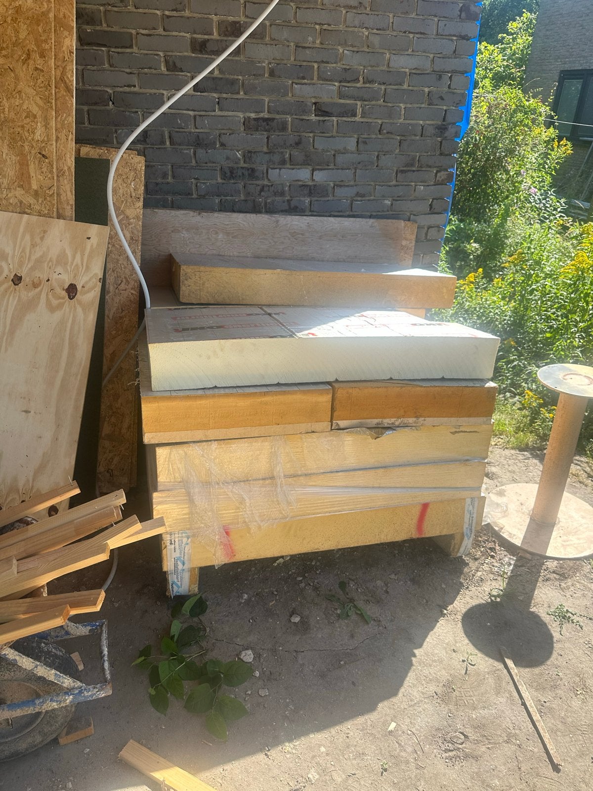 PIR isolatieplaten 15 cm dik 60x120 cm, Ophalen, Gebruikt, Hardschuim (Pir), 15 m² of meer