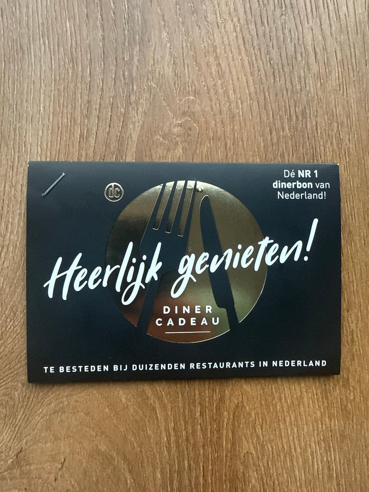 Cadeaukaart om uit eten te gaan twv € 140,-, Tickets en Kaartjes, Twee personen, Cadeaubon, Overige typen