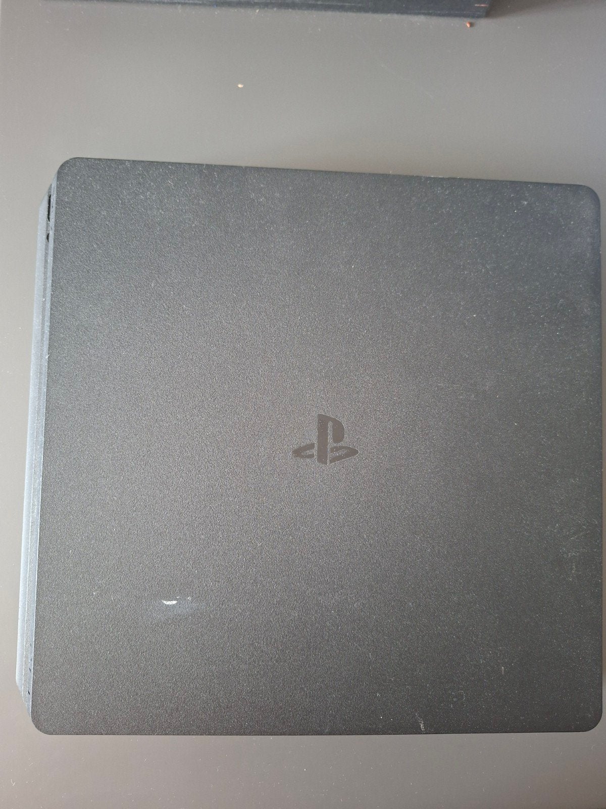 PlayStation 4 Slim met games, Spelcomputers en Games, Ophalen of Verzenden, Zonder controller, Slim, Gebruikt