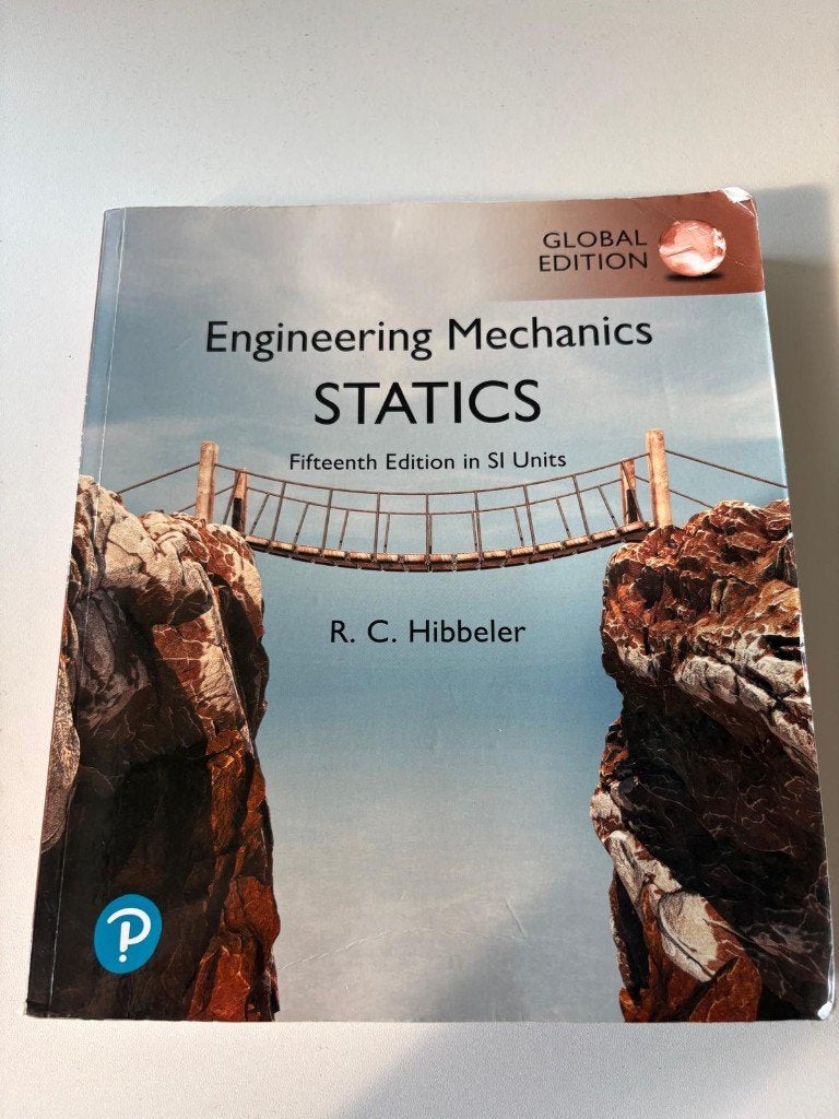 Engineering Mechanics - Statics (15th edition), Boeken, Niet van toepassing, Ophalen of Verzenden, Zo goed als nieuw, R. C. Hibbeler