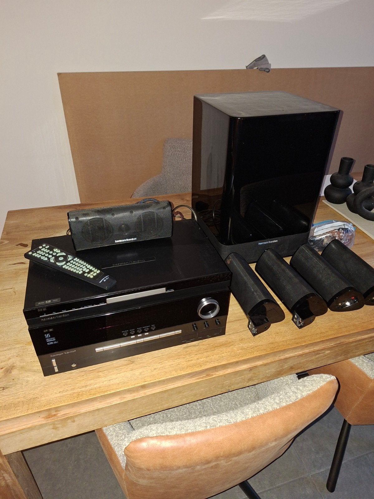 Harman Kardon Home Cinema Set - DVD 27, AVR 135, SUB-TS11, Overige merken, Gebruikt, Ophalen of Verzenden, 5.1-systeem