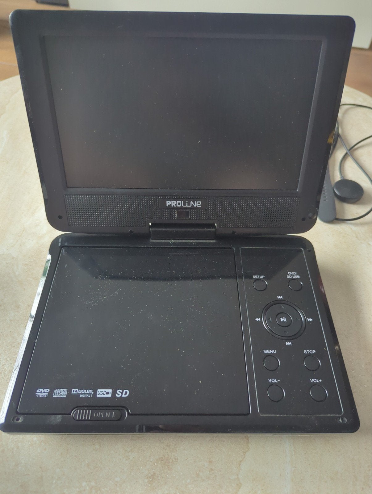 Proline Draagbare DVD/USB Speler - Zonder Oplader, Audio, Tv en Foto, Dvd-spelers, Gebruikt, Draagbaar, Ophalen of Verzenden, Overige merken