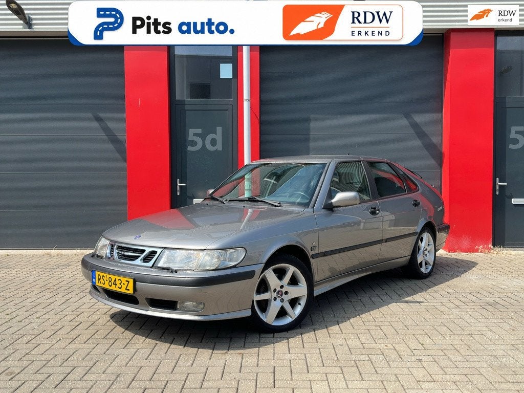 Saab 9-3 2.0 Turbo SE , APK Nw , Koppeling Nw , Lederen Bekl, Auto's, Saab, Voorwielaandrijving, Stoelverwarming, Gebruikt, 4 cilinders