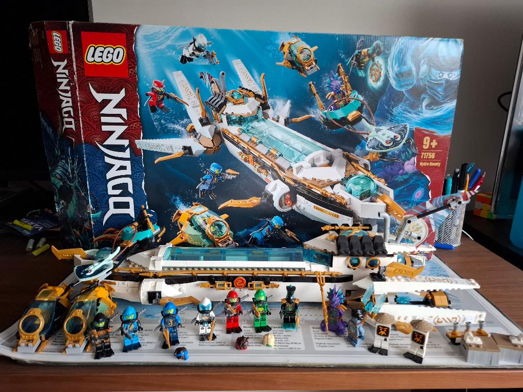 Lego ninjago Hydro Bounty 71756, Ophalen of Verzenden, Zo goed als nieuw