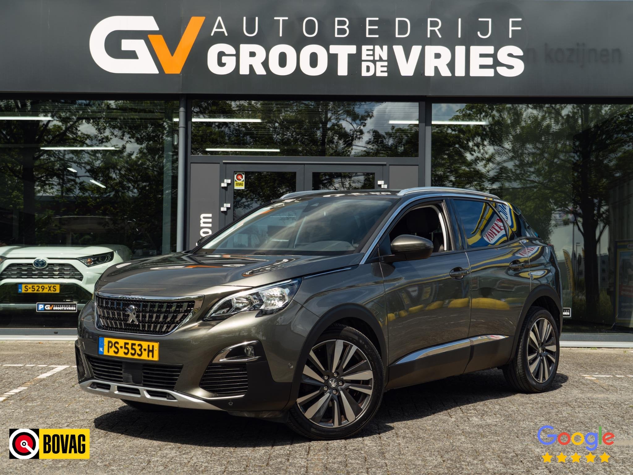 Peugeot 3008 1.2 PureTech Première, Auto's, Gebruikt, Euro 6, 1199 cc, Leder en Stof