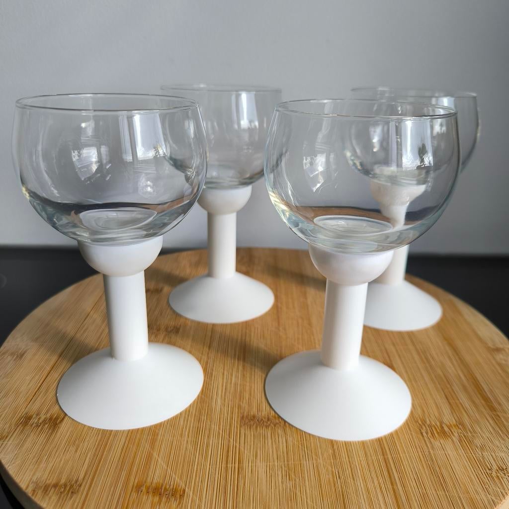 Set vintage Bodum Oktett glaasjes voor wijn of likeur, Glas of Glazen, Gebruikt, Ophalen of Verzenden, Glas