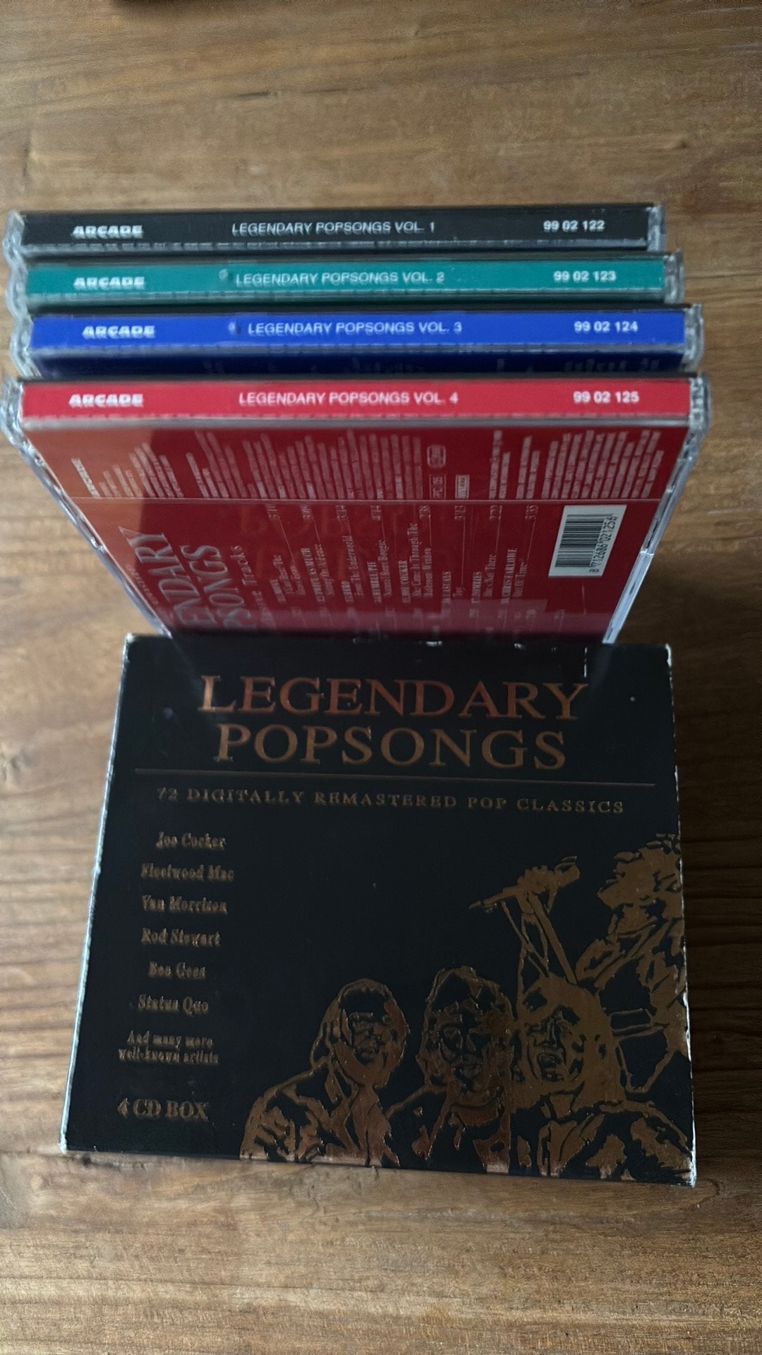 4 CD BOX legendary popsongs, Ophalen of Verzenden, Zo goed als nieuw