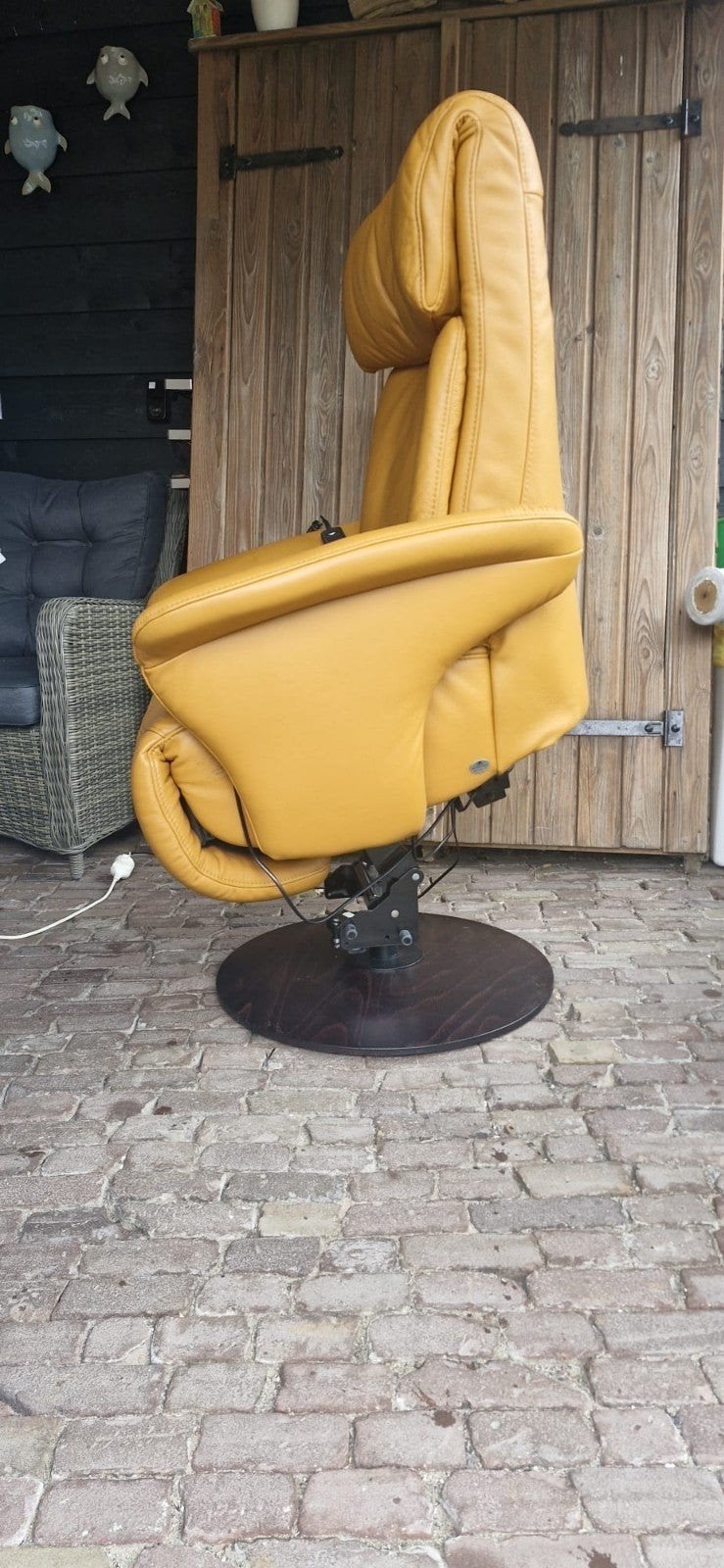 Mooie sta op stoel relax fauteuils van meubelzorg, Huis en Inrichting, Fauteuils, Ophalen, Zo goed als nieuw, 75 tot 100 cm, 50 tot 75 cm