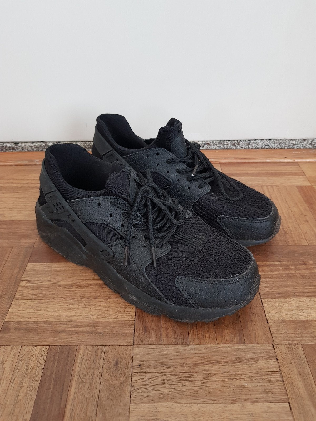 Zwarte sneakers dames maat 38, Verzenden, Gedragen, Zwart, Sneakers of Gympen