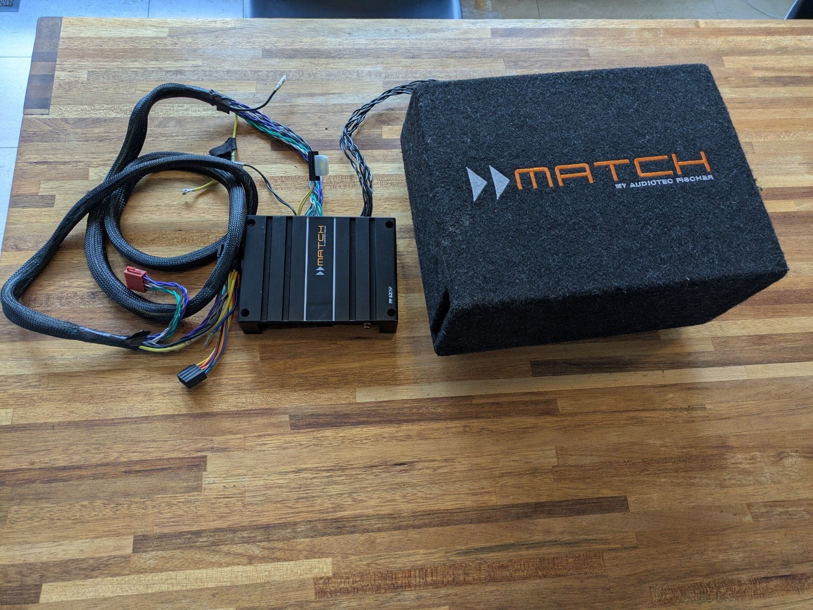Match PP 62DSP versterker met PP 8E-Q subwoofer, Ophalen of Verzenden, Zo goed als nieuw