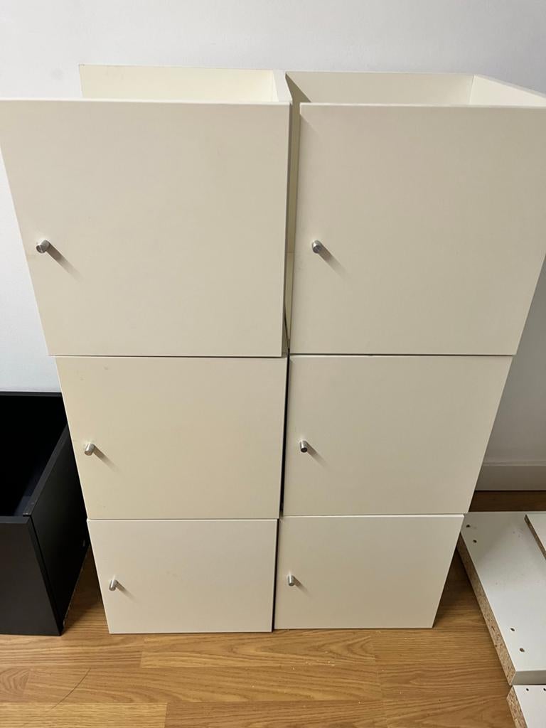 Inzetkastjes kallax expedit - 6 stuks, Ophalen, Gebruikt