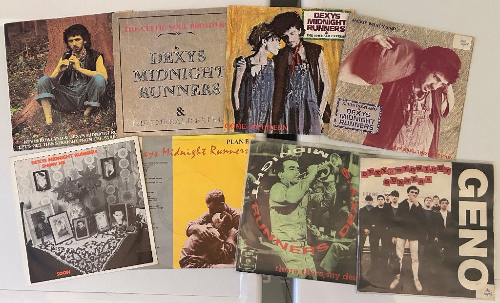 7# Lot: Verzameling van 8x DEXY'S MIDNIGHT RUNNERS singles, Ophalen, Zo goed als nieuw, 7 inch, Pop