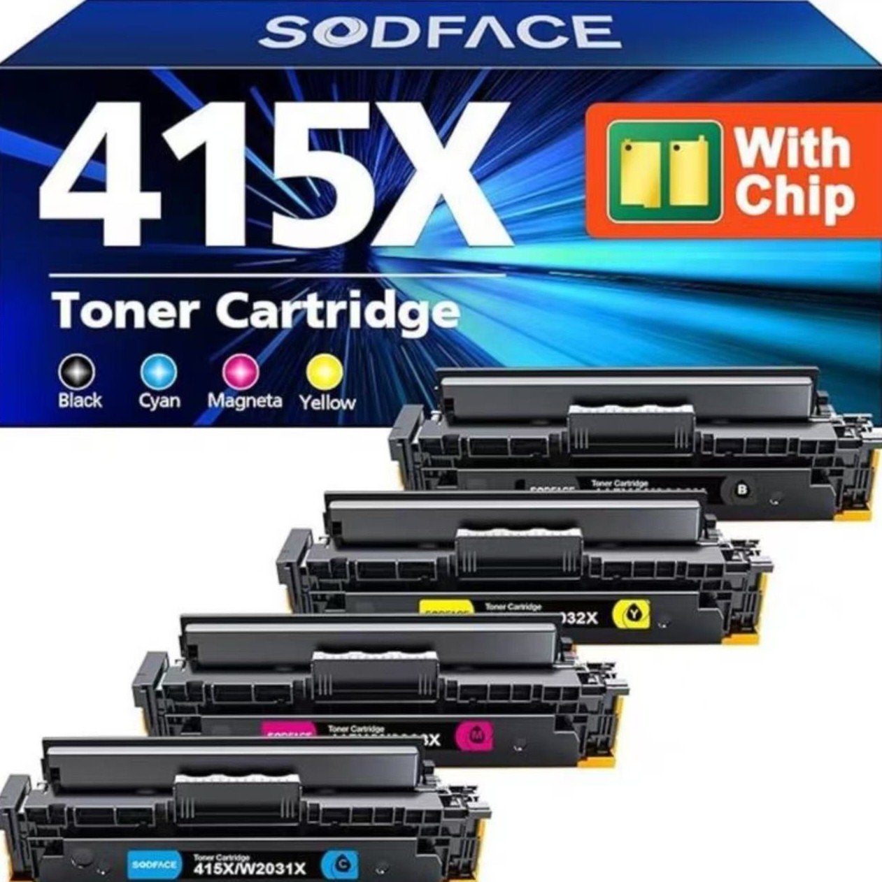 nieuw in doos pack of 4. 415x toner set, Ophalen of Verzenden, Nieuw, Toner