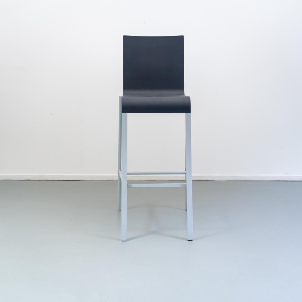 1 Vitra Maarten van Severen Kruk Blauw, Niet ingevuld, Niet ingevuld, Ophalen of Verzenden, Zo goed als nieuw