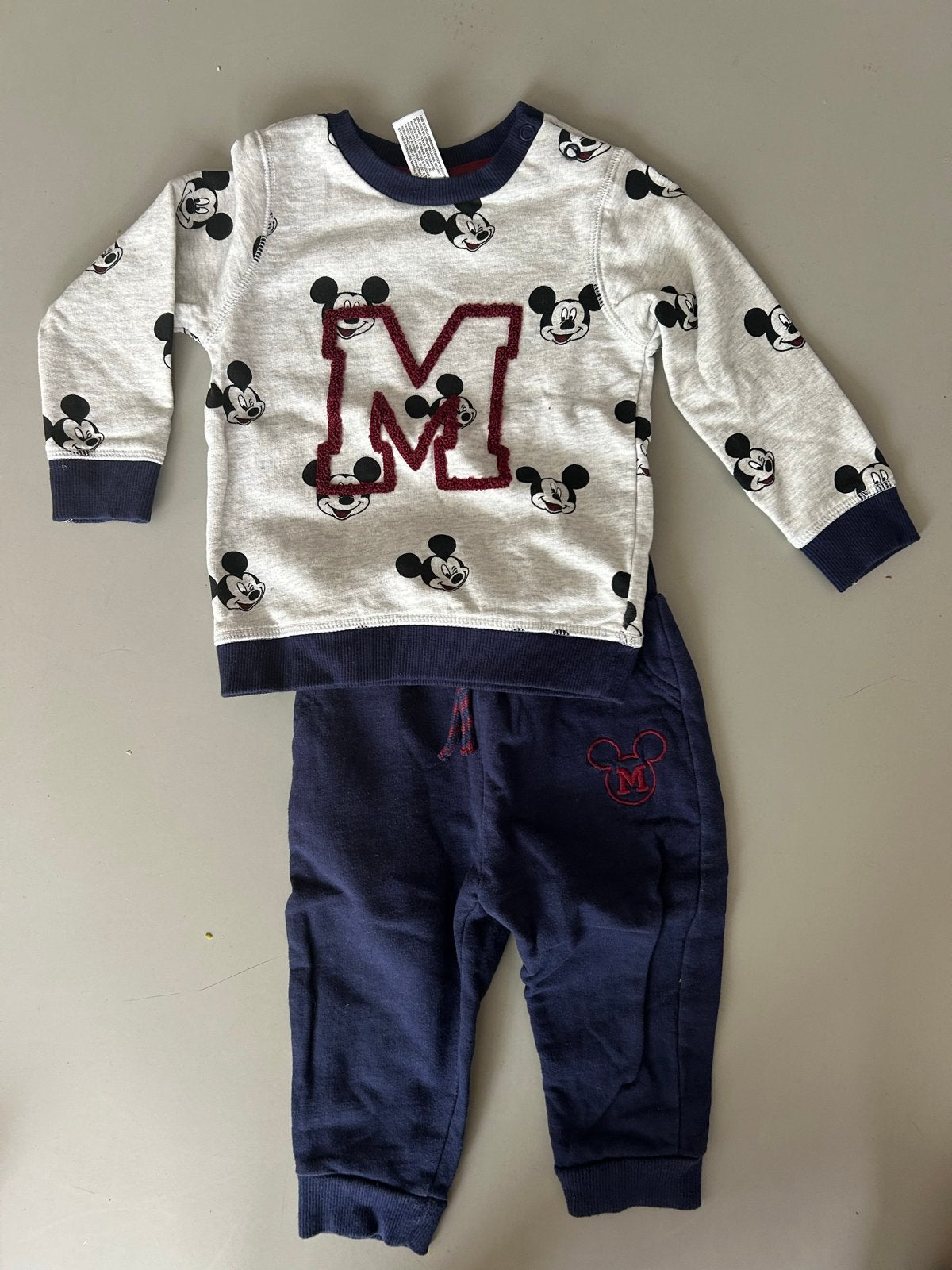 Mickey Mouse pakje maat 80, Ophalen of Verzenden, Gebruikt, Jongetje of Meisje, Setje