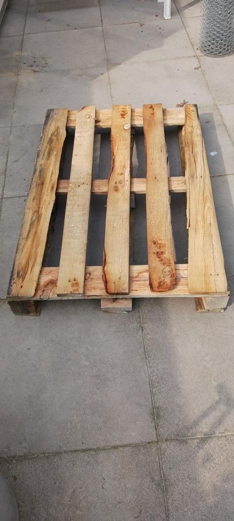 Pallet, Doe-het-zelf en Verbouw, Hout en Planken, Ophalen, 50 mm of meer, Pallet, Minder dan 200 cm