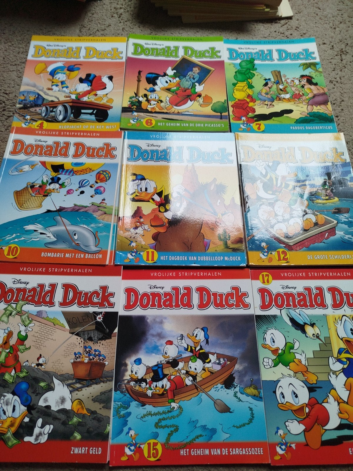 Donald Duck albums. Vrolijke stripverhalen van Donald Duck, Meerdere stripboeken, Ophalen of Verzenden, Gelezen, Donald Duck