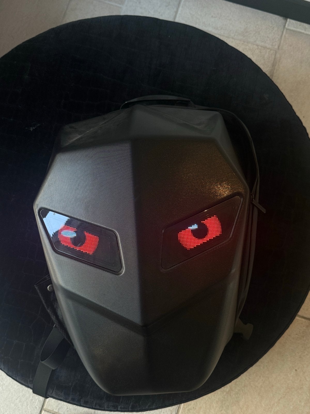 Motortas met LED-ogen - Uniek en opvallend!, Ophalen of Verzenden, Gebruikt