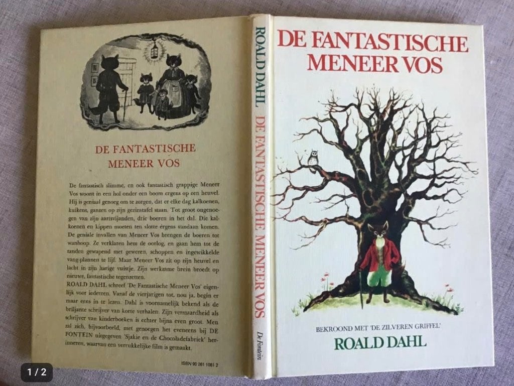 De fantastische meneer Vos door Roald Dahl ,Bekroond, Ophalen of Verzenden, Gelezen, Fictie algemeen