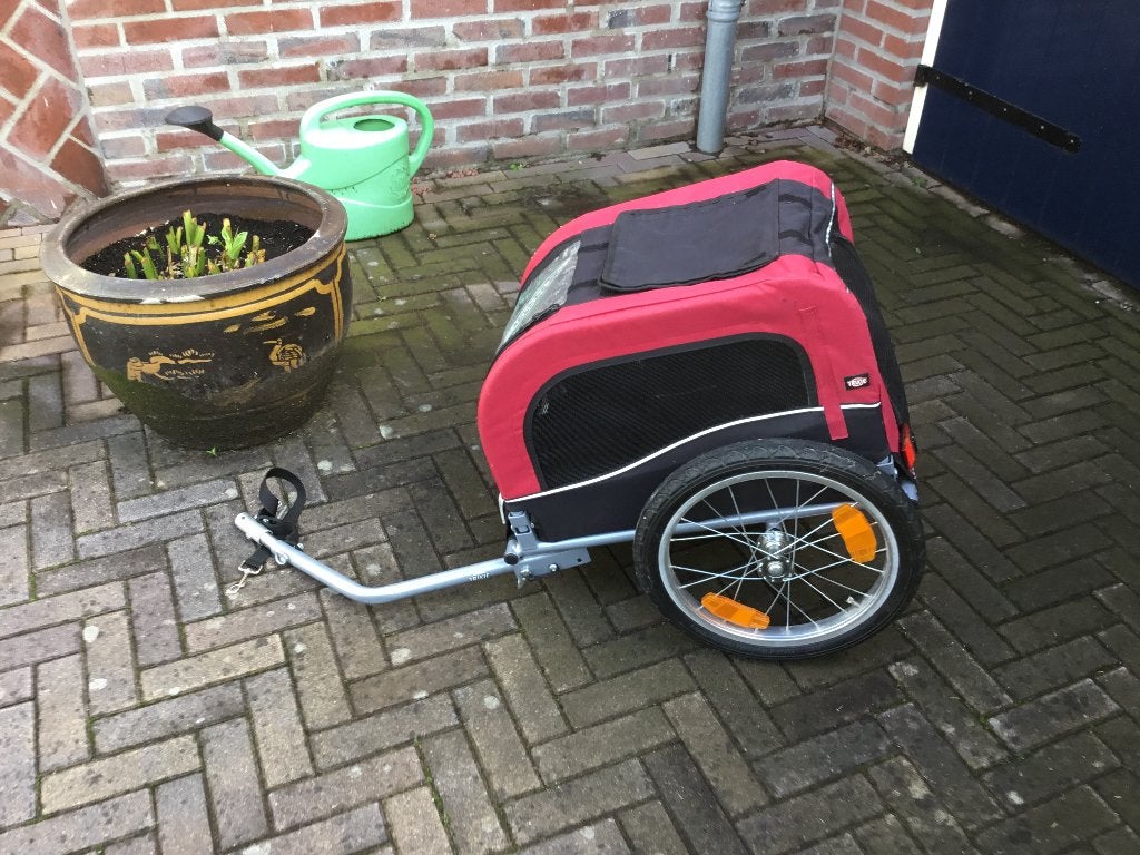 Hondenfietskar - Comfortabel en Veilig voor Uw Hond, Ophalen, Gebruikt, Minder dan 20 kg, Hondenkar