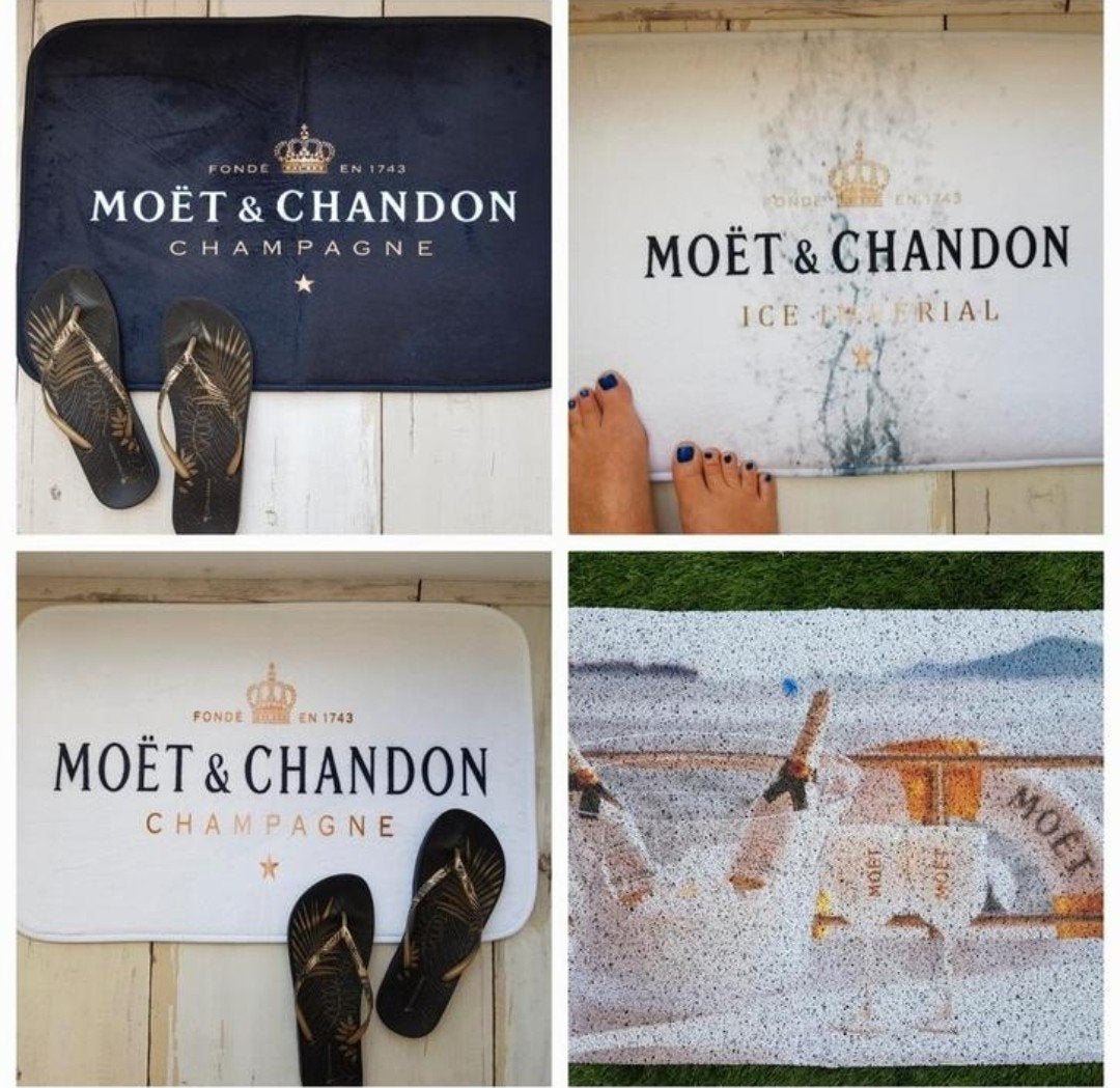 Badmat- vloermatten MOËT & CHANDON in verschillende maten‼️, Eén persoon, Cadeaubon