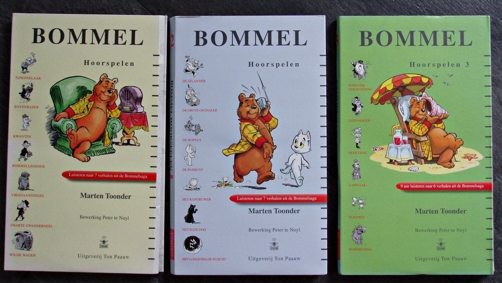 3X Bommel Hoorspelen - 3X Luisterboek 24 CD - Marten Toonder, Verzamelen, Verzenden, Olivier B, Bommel en Tom Poes, Zo goed als nieuw