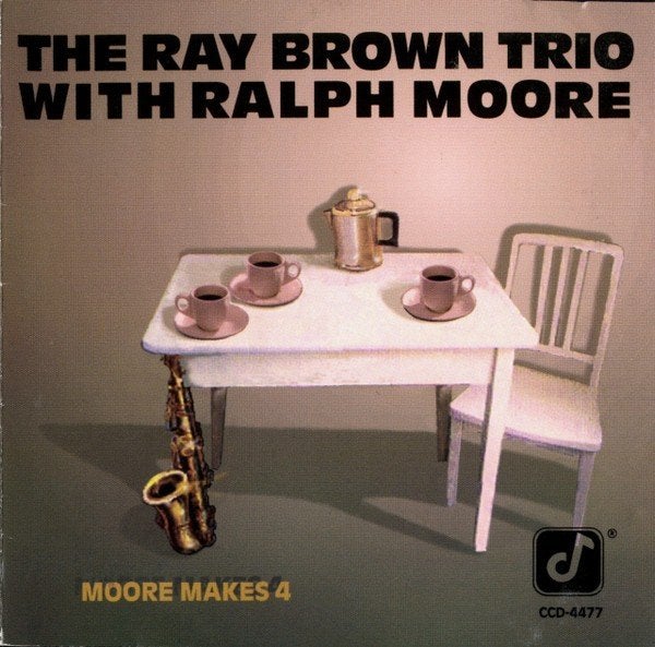 The Ray Brown Trio With Ralph Moore  – Moore Makes 4 (1991), Ophalen of Verzenden, Zo goed als nieuw, Jazz, Album