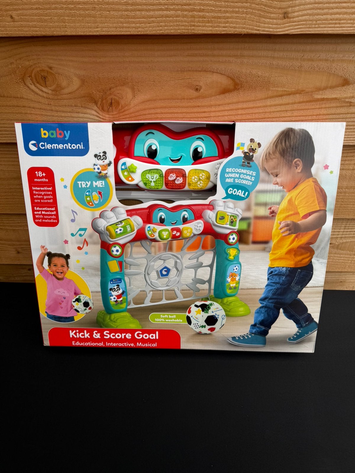 Baby clementoni kick & score goal, kinderspeelgoed, Ophalen of Verzenden, Nieuw