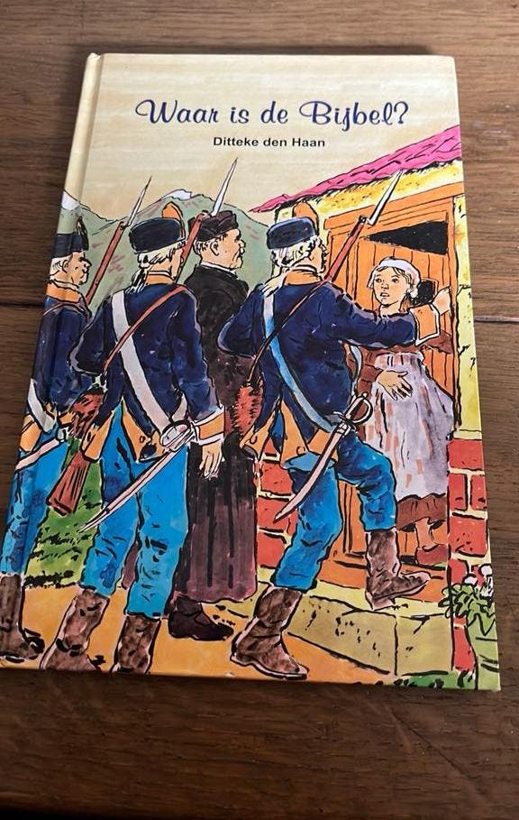 D. den Haan - Waar is de Bijbel?, Boeken, Kinderboeken | Jeugd | onder 10 jaar, Ophalen of Verzenden, Gelezen, D. den Haan