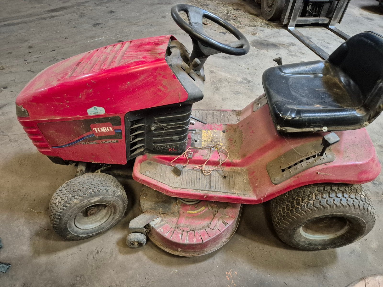 Toro zitmaaier 16 pk -, maaibak werkt, Tuin en Terras, Ophalen of Verzenden, Gebruikt, Toro