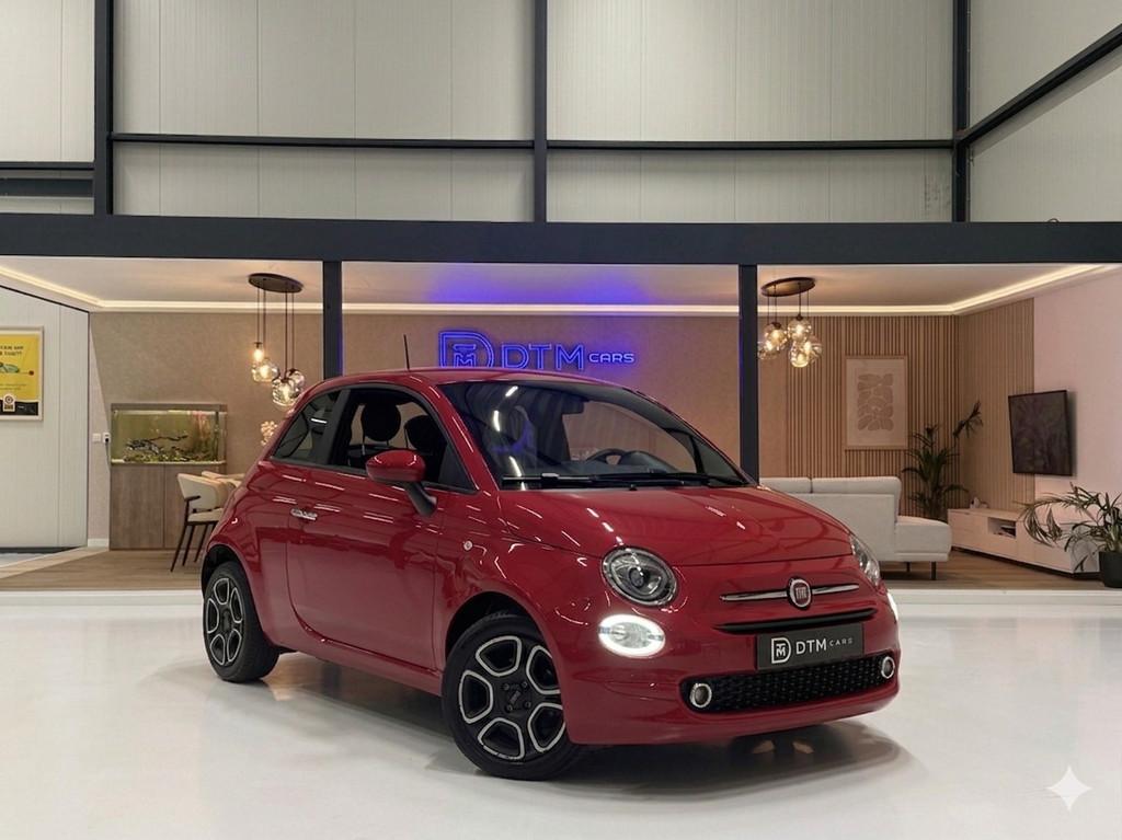Fiat 500 1.0 Hybrid Club Cruise Led Navi Carplay Airco Sport, Voorwielaandrijving, Stof, 4 stoelen, Origineel Nederlands