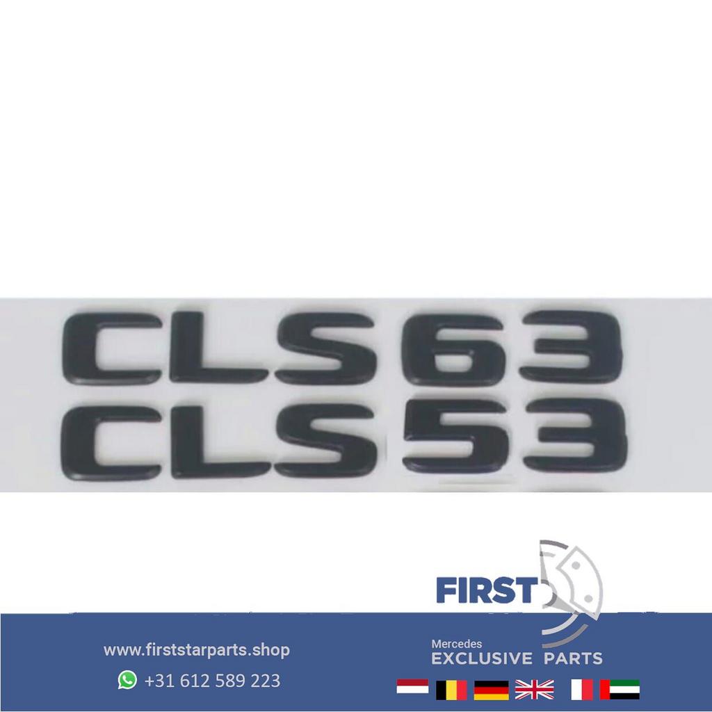 W218 W219 W257 CLS53 / CLS63 AMG TURBO 4matic + LOGO ZWART S, Gebruikt, -, Ophalen of Verzenden, -