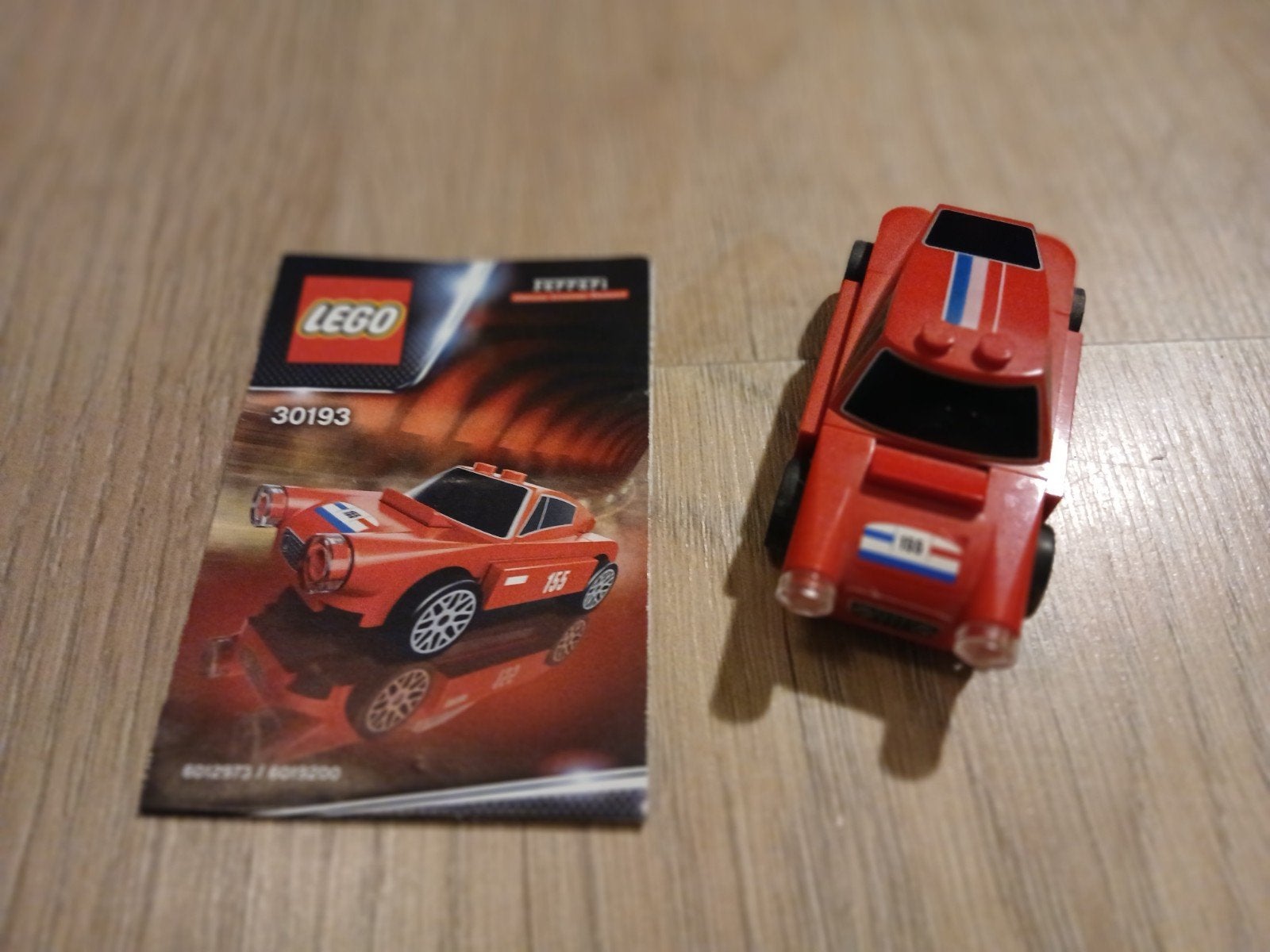 LEGO Ferrari 30193 compleet met boekje, Gebruikt, Overige thema's, Lego, Compleet