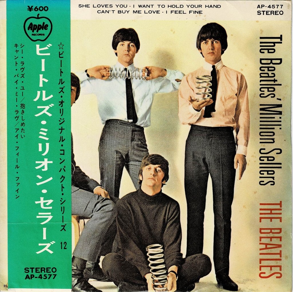 Beatles – The Beatles' Million Sellers (EP, Japan 1970), Cd's en Dvd's, Inclusief obi, Gebruikt, 7 inch, Ophalen of Verzenden